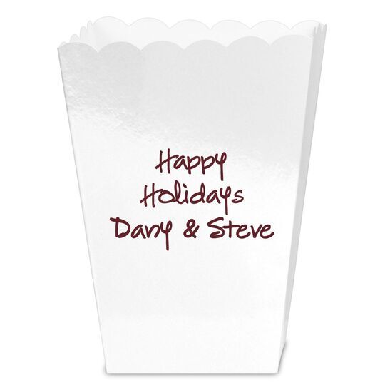 Studio Text Mini Popcorn Boxes