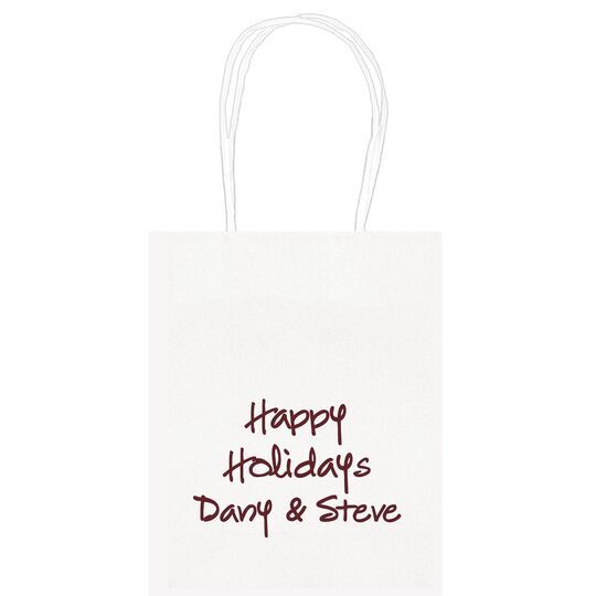 Studio Text Mini Twisted Handled Bags