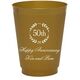 50th Wreath Colored Shatterproof Cups Image 1 of 2