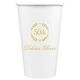 50th Wreath Paper Coffee Cups Image 2 of 2