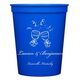 Toasting Wine Glasses Stadium Cups Image 1 of 2
