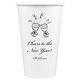 Toasting Wine Glasses Paper Coffee Cups Image 2 of 2