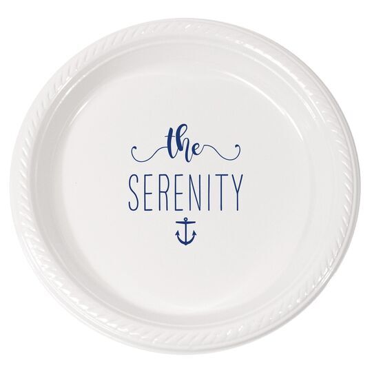 Family Anchor Plastic Plates