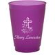 Floral Cross Colored Shatterproof Cups Image 2 of 3
