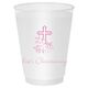 Floral Cross Shatterproof Cups Image 1 of 3