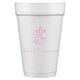 Floral Cross Styrofoam Cups Image 1 of 3