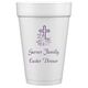 Floral Cross Styrofoam Cups Image 2 of 3