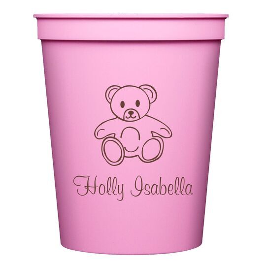 Little Teddy Bear Stadium Cups