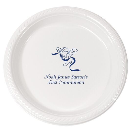 Little Cherub Plastic Plates