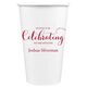 Thanks For Celebrating Any Event Paper Coffee Cups Image 6 of 6