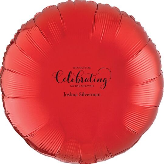 Thanks For Celebrating Any Event Mylar Balloons