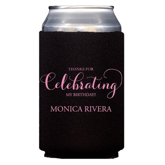 Thanks For Celebrating Any Event Collapsible Huggers