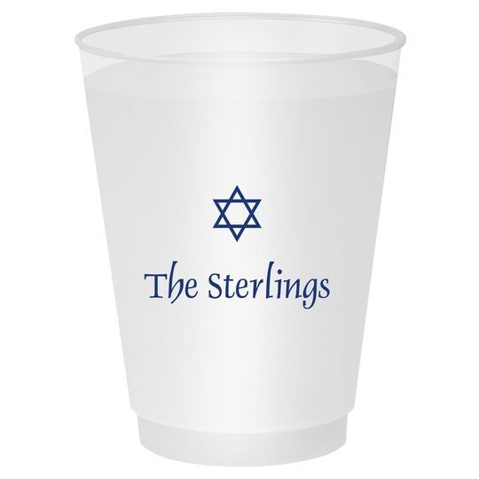 Little Star of David Shatterproof Cups