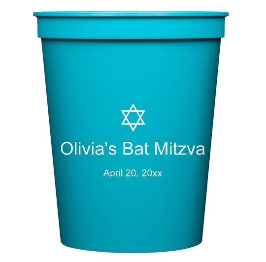 Little Star of David Stadium Cups