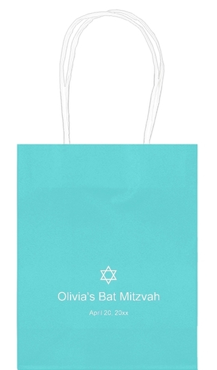 Little Star of David Mini Twisted Handled Bags