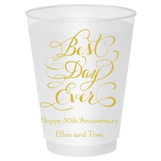 Whimsy Best Day Ever Shatterproof Cups