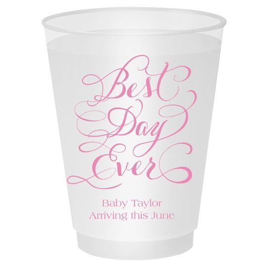 Whimsy Best Day Ever Shatterproof Cups