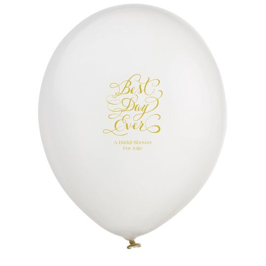Whimsy Best Day Ever Latex Balloons
