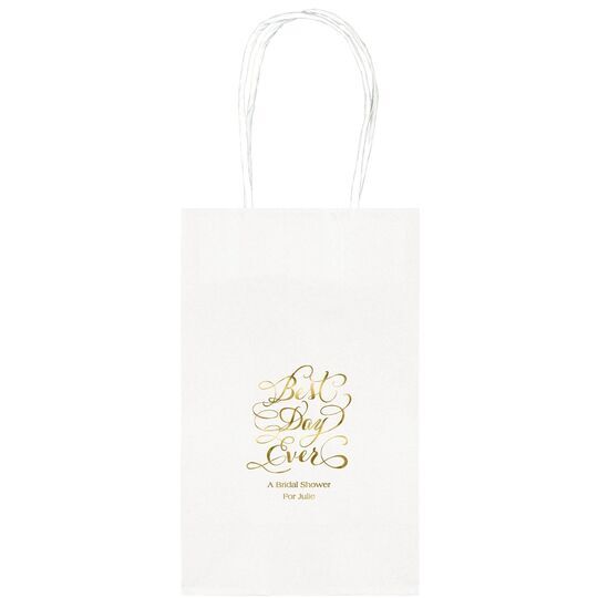 Whimsy Best Day Ever Medium Twisted Handled Bags