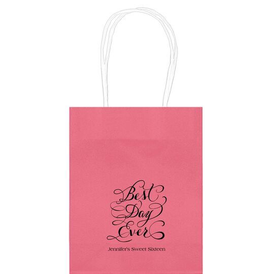 Whimsy Best Day Ever Mini Twisted Handled Bags