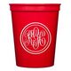 Double Circle Monogram Stadium Cups Image 1 of 5