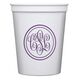 Double Circle Monogram Stadium Cups Image 4 of 5