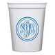 Double Circle Monogram Stadium Cups Image 3 of 5