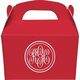 Double Circle Monogram Gable Favor Boxes Image 1 of 5