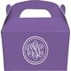 Double Circle Monogram Gable Favor Boxes Image 2 of 5