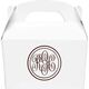 Double Circle Monogram Gable Favor Boxes Image 5 of 5