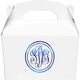 Double Circle Monogram Gable Favor Boxes Image 3 of 5
