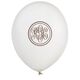 Double Circle Monogram Latex Balloons Image 2 of 5