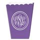 Double Circle Monogram Mini Popcorn Boxes Image 2 of 5