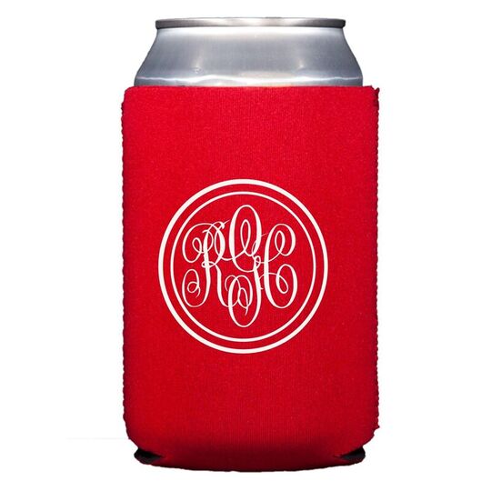 Double Circle Monogram Collapsible Huggers