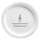 Treble Clef Paper Plates Image 1 of 3