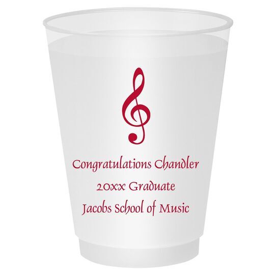 Treble Clef Shatterproof Cups