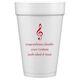Treble Clef Styrofoam Cups Image 3 of 3