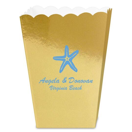 Royal Starfish Mini Popcorn Boxes