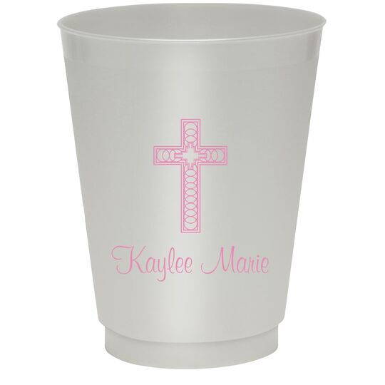 Cross Inspiration Colored Shatterproof Cups