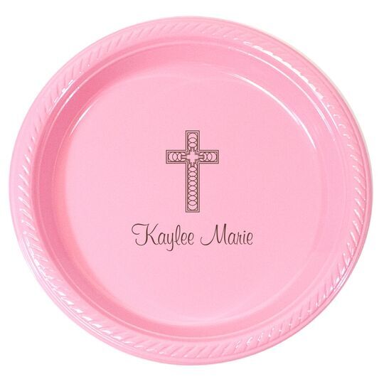 Cross Inspiration Plastic Plates