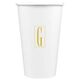 Contempo Monogram Paper Coffee Cups Image 1 of 3