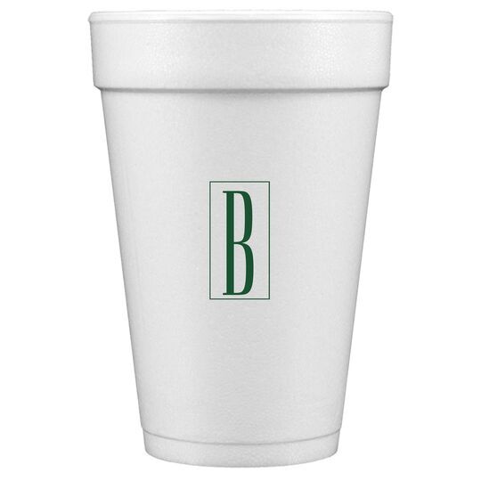 Contempo Monogram Styrofoam Cups