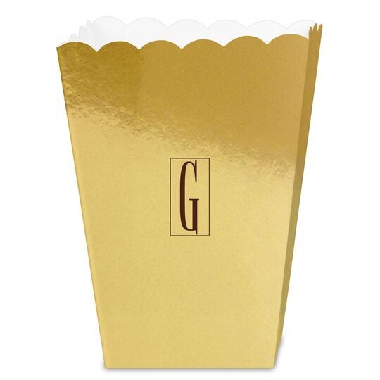 Contempo Monogram Mini Popcorn Boxes