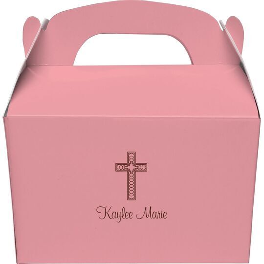 Cross Inspiration Gable Favor Boxes