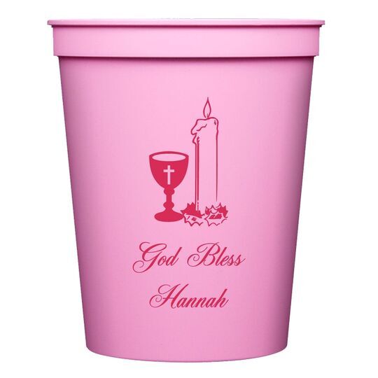 Chalice and Candle Stadium Cups