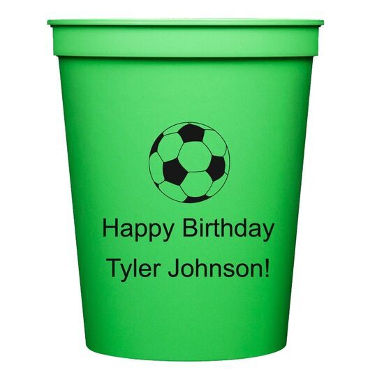 Soccer Ball Stadium Cups