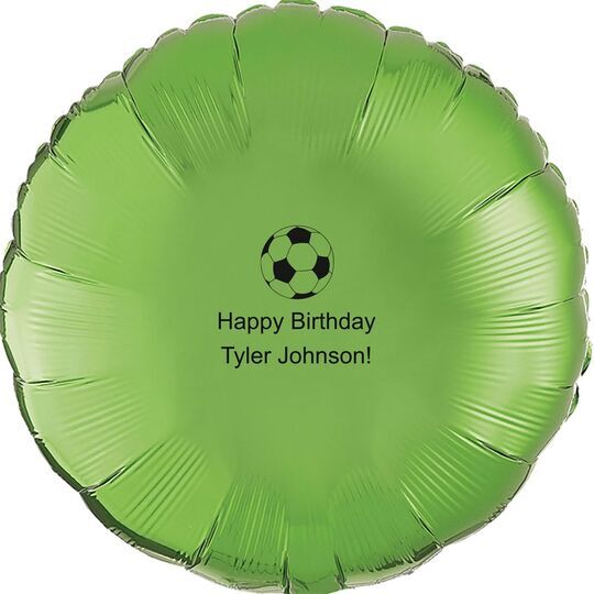 Soccer Ball Mylar Balloons