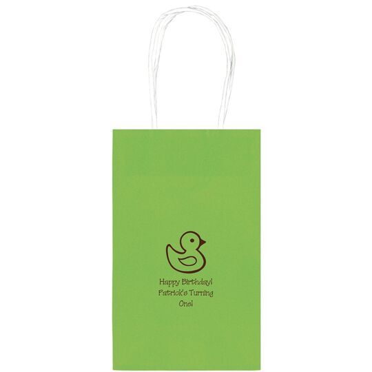 Rubber Ducky Medium Twisted Handled Bags