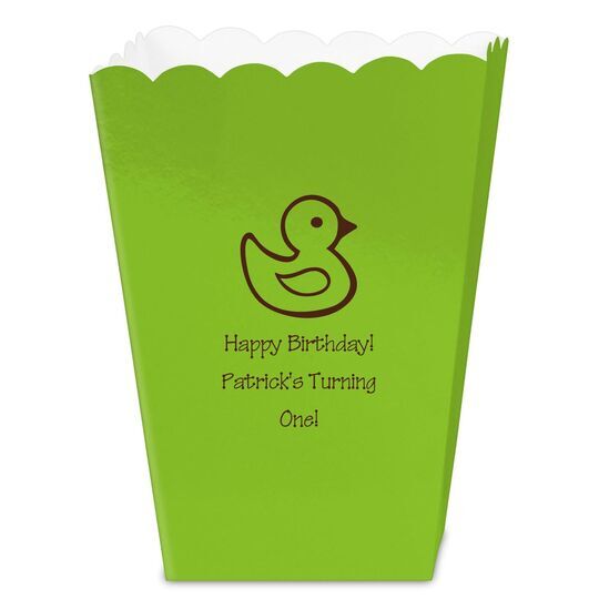 Rubber Ducky Mini Popcorn Boxes