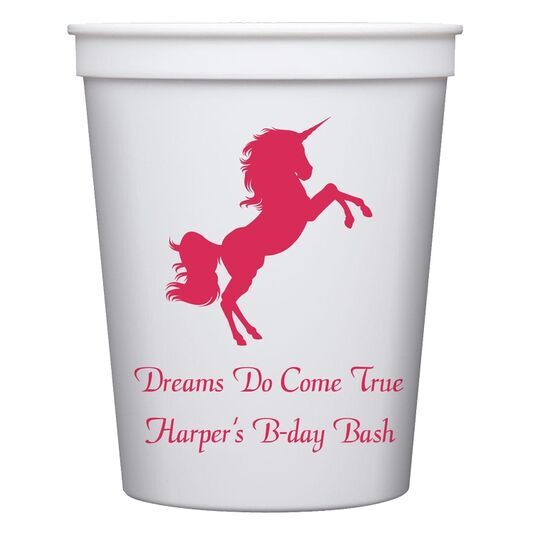 Unicorn Stadium Cups